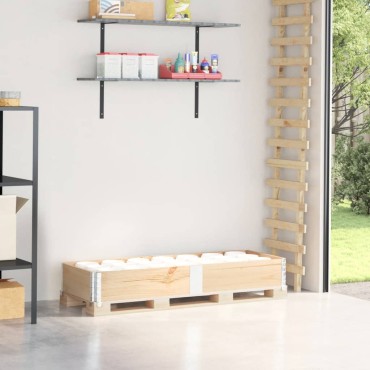 vidaXL Κολάρα Παλέτας 150x50 εκ. από Μασίφ Ξύλο Πεύκου