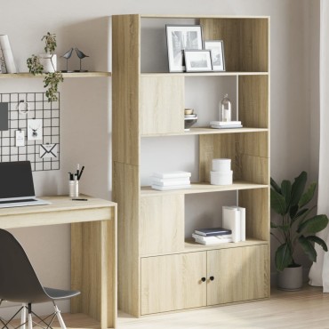 vidaXL Βιβλιοθήκη Sonoma Δρυς 100x36x189cm από Επεξεργασμένο Ξύλο 1 τεμ.