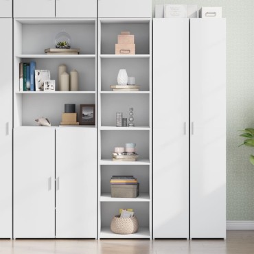 vidaXL Ντουλάπι Λευκό 45x41x185cm Επεξεργασμένο Ξύλο 1 τεμ.