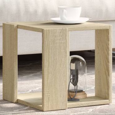 vidaXL Τραπέζι Σαλονιού Sonoma Δρυς 32x32x30cm Επεξεργασμένο Ξύλο 1 τεμ.