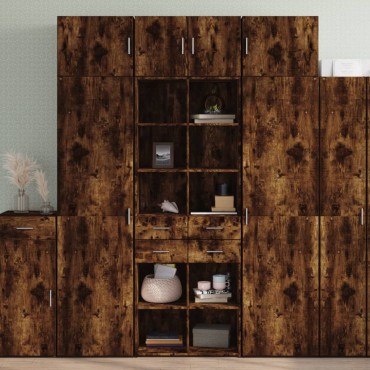 vidaXL Ντουλάπα Καπνιστή Δρυς 70x42,5x185cm από Επεξεργασμένο Ξύλο 1 τεμ.