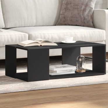 vidaXL Τραπεζάκι Σαλονιού Μαύρο 89,5x48x30cm Επεξεργασμένο Ξύλο 1 τεμ.