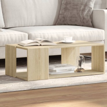 vidaXL Τραπεζάκι Σαλονιού Sonoma Δρυς 89,5x48x30cm Επεξεργασμένο Ξύλο 1 τεμ.
