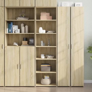 vidaXL Ντουλάπι Sonoma δρυς 50x41x185cm από Επεξεργασμένο Ξύλο 1 τεμ.