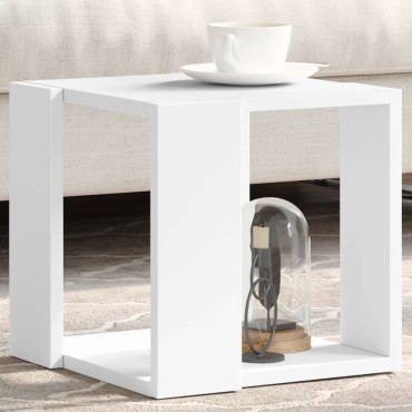 vidaXL Τραπεζάκι Σαλονιού Λευκό 32x32x30cm από Επεξεργ. Ξύλο 1 τεμ.