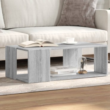 vidaXL Τραπεζάκι Σαλονιού Γκρι Sonoma 89,5x48x30cm 1 τεμ.