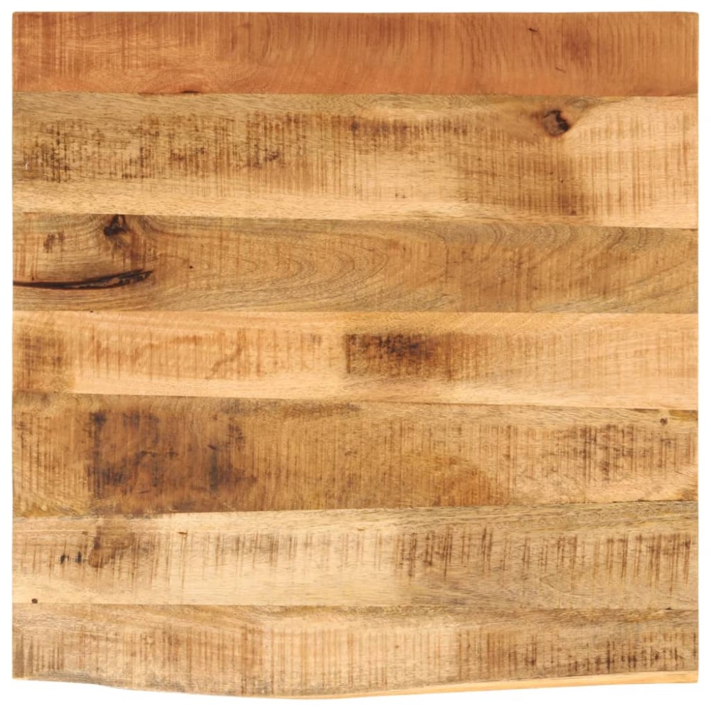 vidaXL Επιφάνεια Τραπεζιού 40x40x2,5cm Live Edge Μασίφ Ξύλο Μάνγκο 1 τεμ.