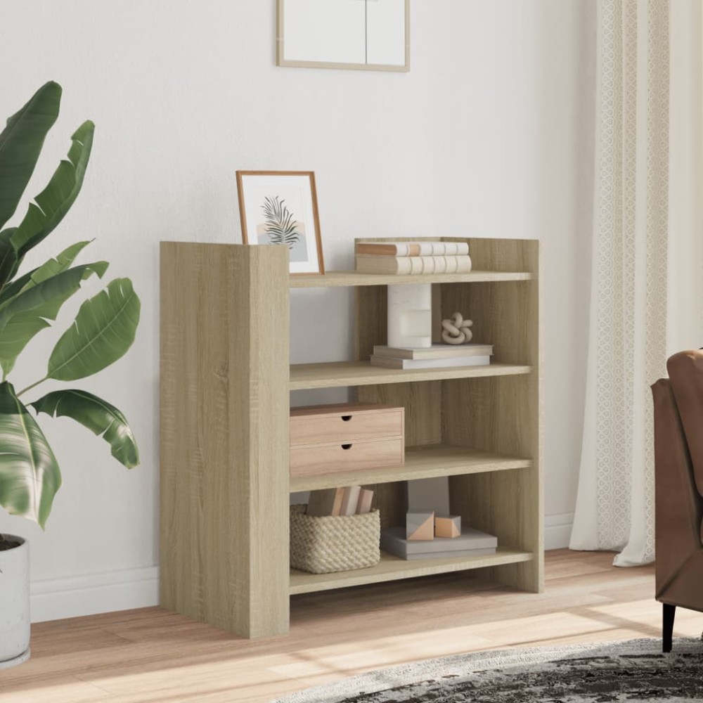 vidaXL Ντουλάπι Sonoma Δρυς 73,5x35x75cm από Επεξεργασμένο Ξύλο 1 τεμ.