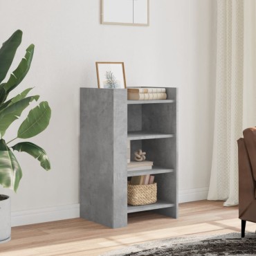 vidaXL Συρταριέρα Γκρι Σκυροδ. 45x35x75cm από Επεξεργασμένο Ξύλο 1 τεμ.