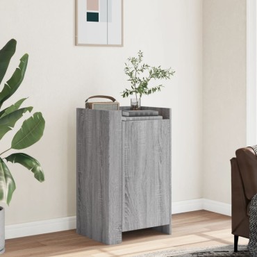 vidaXL Ραφιέρα Γκρι Sonoma 45x35x75cm από Επεξεργασμένο Ξύλο 1 τεμ.