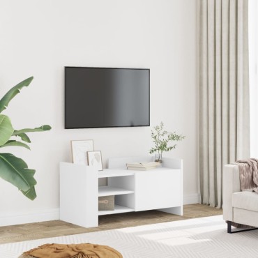 vidaXL Έπιπλο Τηλεόρασης Λευκό 80x35x40cm Επεξεργασμένο Ξύλο