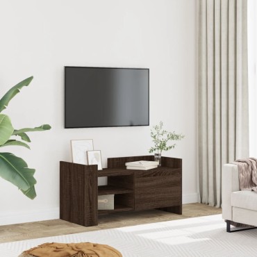 vidaXL Έπιπλο Τηλεόρασης Καφέ Δρυς 80x35x40cm από Επεξεργ. Ξύλο