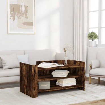 vidaXL Τραπεζάκι Σαλονιού Sonoma Δρυς 100x50x50cm Επεξεργ. Ξύλο 1 τεμ.