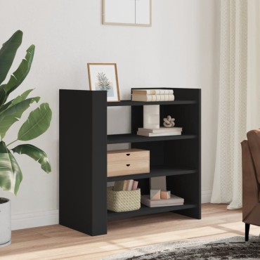 vidaXL Ντουλάπι Μαύρο 73,5x35x75cm από Επεξεργασμένο Ξύλο 1 τεμ.