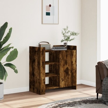vidaXL Μπουφές Καπνιστή Δρυς 73,5x35x75cm Επεξεργασμένο Ξύλο 1 τεμ.