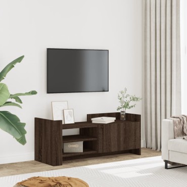 vidaXL Έπιπλο Τηλεόρασης Καφέ Δρυς 100x35x40cm Επεξεργασμένο Ξύλο