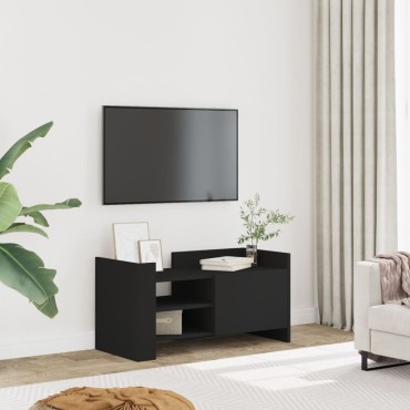 vidaXL Έπιπλο Τηλεόρασης Μαύρο 80x35x40cm Επεξεργασμένο Ξύλο
