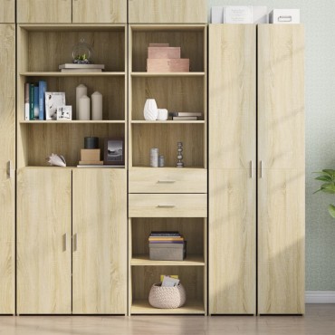 vidaXL Ντουλάπι Sonoma Δρυς 50x42,5x185cm από Επεξεργασμένο Ξύλο 1 τεμ.