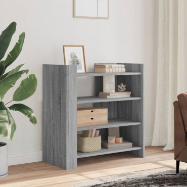 vidaXL Ντουλάπι Γκρι Sonoma 73,5x35x75cm από Επεξεργασμένο Ξύλο 1 τεμ.