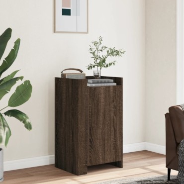 vidaXL Μπουφές Καφέ Δρυς 45x35x75cm από Επεξεργασμένο Ξύλο 1 τεμ.