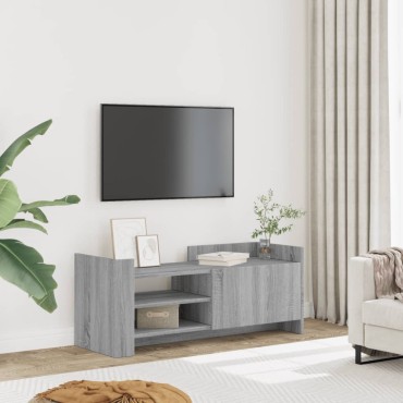 vidaXL Έπιπλο Τηλεόρασης Γκρι Sonoma 100x35x40cm από Επεξεργ. Ξύλο
