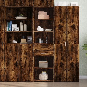vidaXL Ντουλάπι Καπνιστή Δρυς 50x42,5x185cm από Επεξεργασμένο Ξύλο 1 τεμ.