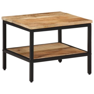 vidaXL Τραπεζάκι Σαλονιού 45x45x35cm από Μασίφ Ξύλο Μάνγκο 1 τεμ.