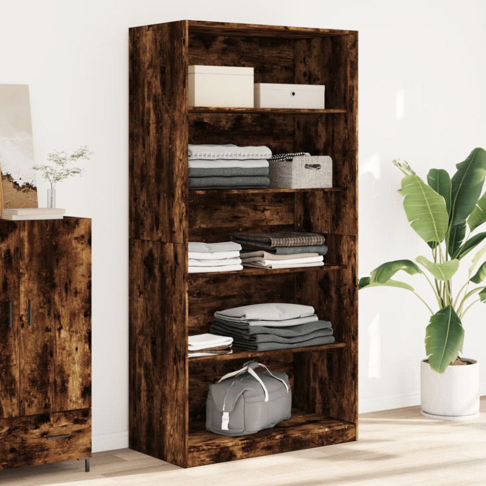 vidaXL Ντουλάπα Καπνιστή Δρυς 100x50x200cm από Επεξεργασμένο Ξύλο 1 τεμ.