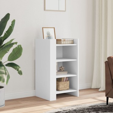 vidaXL Συρταριέρα Λευκή 45x35x75cm από Επεξεργασμένο Ξύλο 1 τεμ.