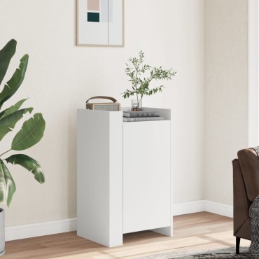vidaXL Συρταριέρα Λευκή 45x35x75cm από Επεξεργασμένο Ξύλο 1 τεμ.