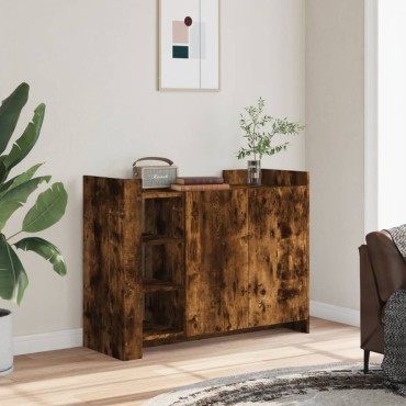 vidaXL Ντουλάπι Καπνιστή Δρυς 100x35x75cm από Επεξεργασμένο Ξύλο 1 τεμ.