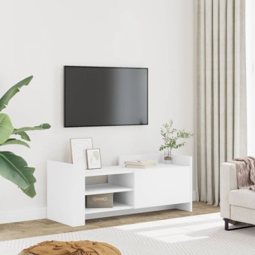 vidaXL Έπιπλο Τηλεόρασης Λευκό 100x35x40cm Επεξ. Ξύλο