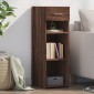 vidaXL Μπουφές Καφέ Δρυς 30x42,5x93cm από Επεξεργασμένο Ξύλο 1 τεμ.