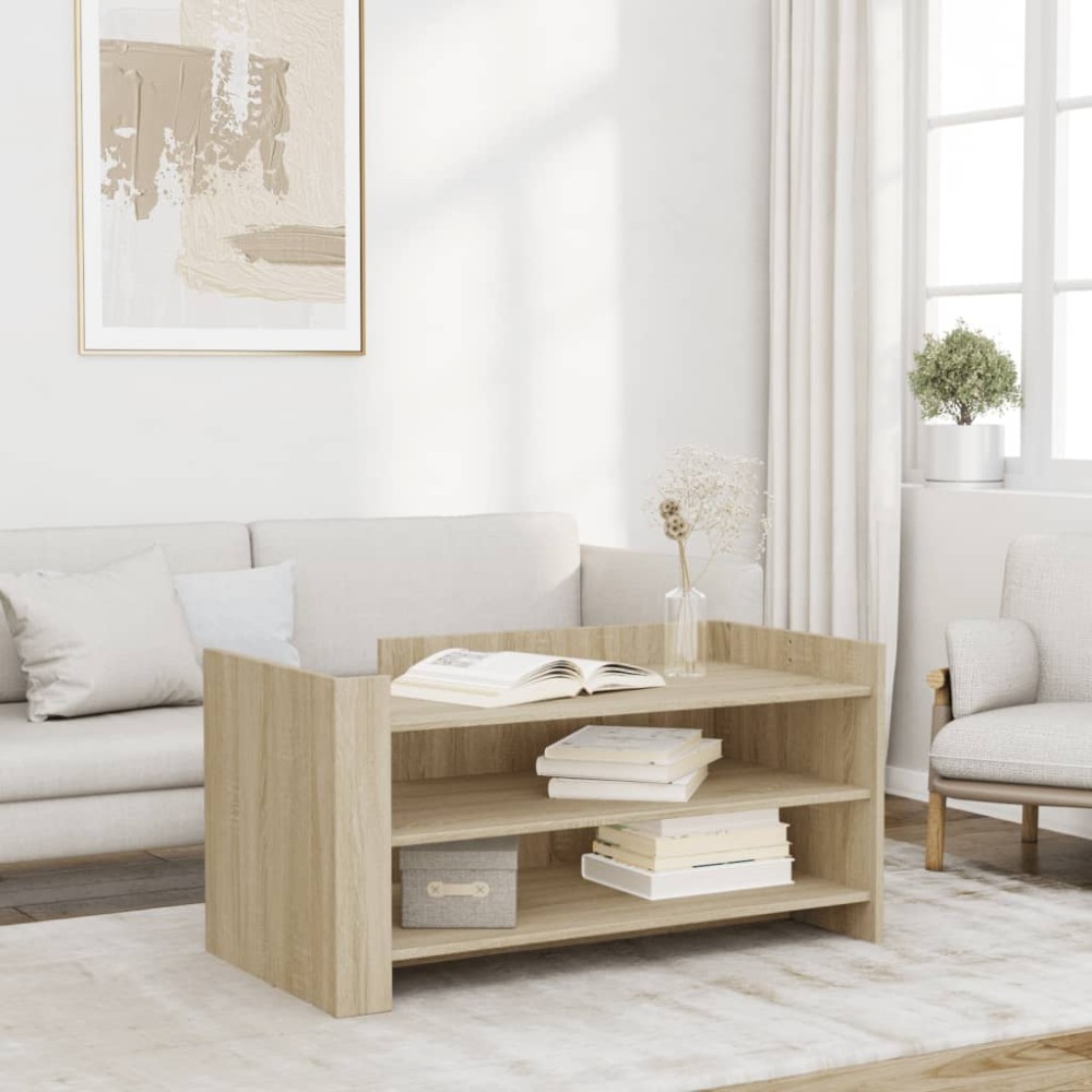 vidaXL Τραπεζάκι Σαλονιού Sonoma Δρυς 100x50x50cm Επεξεργασμένο Ξύλο 1 τεμ.