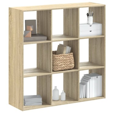 vidaXL Βιβλιοθήκη Sonoma Δρυς 102x32x102cm από Επεξεργασμένο Ξύλο 1 τεμ.