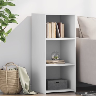 vidaXL Συρταριέρα Λευκή 40x41x93cm από Επεξεργασμένο Ξύλο 1 τεμ.