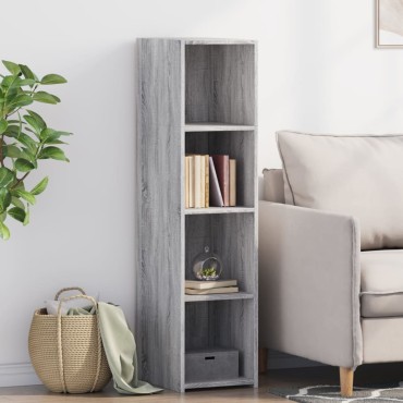 vidaXL Ντουλάπι Γκρι Sonoma 30x41x124cm από Επεξεργασμένο Ξύλο 1 τεμ.