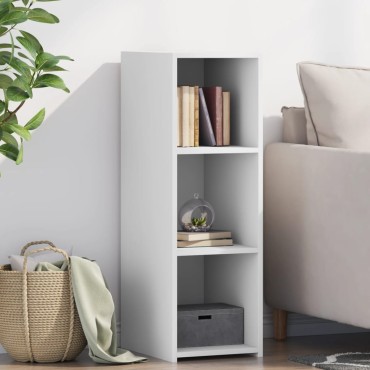 vidaXL Συρταριέρα Λευκή 30x42,5x93cm από Επεξεργασμένο Ξύλο 1 τεμ.
