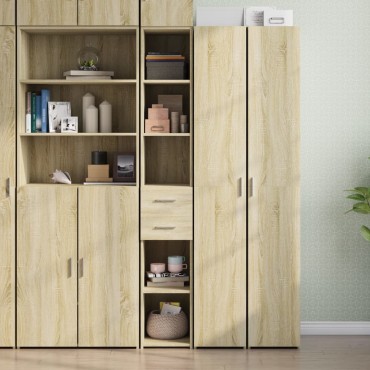 vidaXL Ντουλάπι Sonoma Δρυς 30x42,5x185cm από Επεξεργασμένο Ξύλο 1 τεμ.