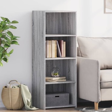 vidaXL Ντουλάπι Γκρι Sonoma 45x41x124cm από Επεξεργασμένο Ξύλο 1 τεμ.