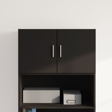 vidaXL Ντουλάπι Τοίχου Μαύρο 70x42,5x40cm από Επεξεργασμένο Ξύλο 1 τεμ.