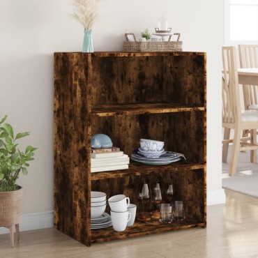 vidaXL Ντουλάπι Καπνιστή Δρυς 70x41x93cm από Επεξεργασμένο Ξύλο 1 τεμ.