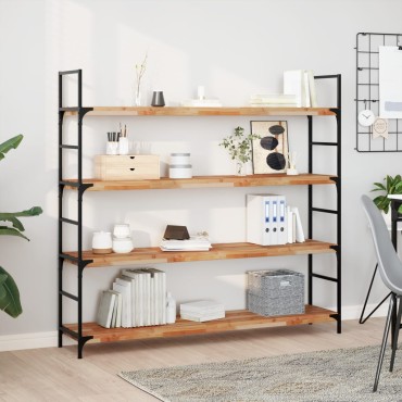 vidaXL Ράφι Κρεμαστό 140x30x4cm Φινίρισμα Λαδιού Μασίφ Ακακία 1 τεμ.
