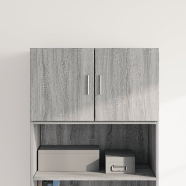 vidaXL Ντουλάπι Τοίχου Γκρι Sonoma 70x42,5x40cm Επεξεργασμένο Ξύλο 1 τεμ.