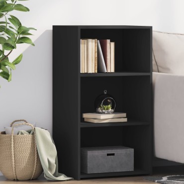 vidaXL Συρταριέρα Μαύρη 50x41x93cm από Επεξεργασμένο Ξύλο 1 τεμ.