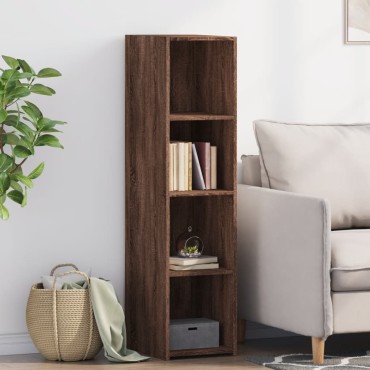 vidaXL Ντουλάπι Καφέ Δρυς 30x41x124cm από Επεξεργασμένο Ξύλο 1 τεμ.
