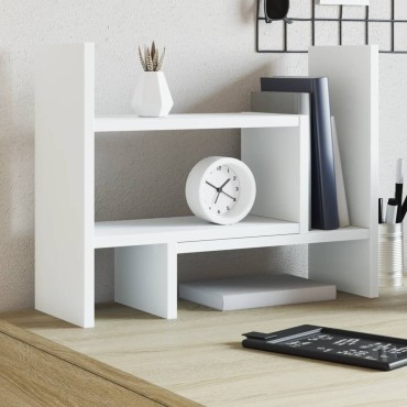 vidaXL Έπιπλο Οργάνωσης Γραφείου Λευκό 38,5x17x39 εκ. Επεξ. Ξύλο