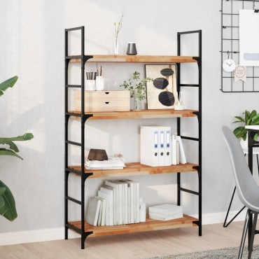 vidaXL Ράφι Κρεμαστό 100x30x4cm Φινίρισμα Λαδιού Μασίφ Ακακία 1 τεμ.