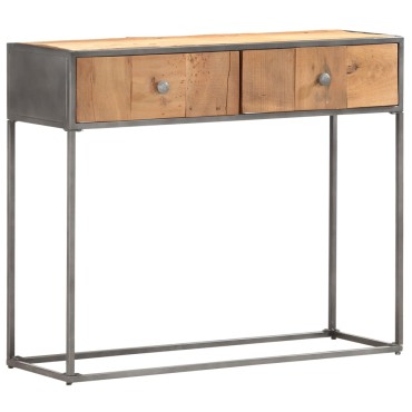 vidaXL Τραπέζι Κονσόλα 90x30x75cm Μασίφ Ανακυκλωμένο Ξύλο 1 τεμ.