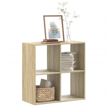 vidaXL Βιβλιοθήκη Sonoma Δρυς 68,5x32x68,5cm από Επεξεργ. Ξύλο 1 τεμ.